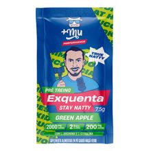 Exquenta Stay Natty Pré-treino Green Apple Mais Mu Performance 7,5g