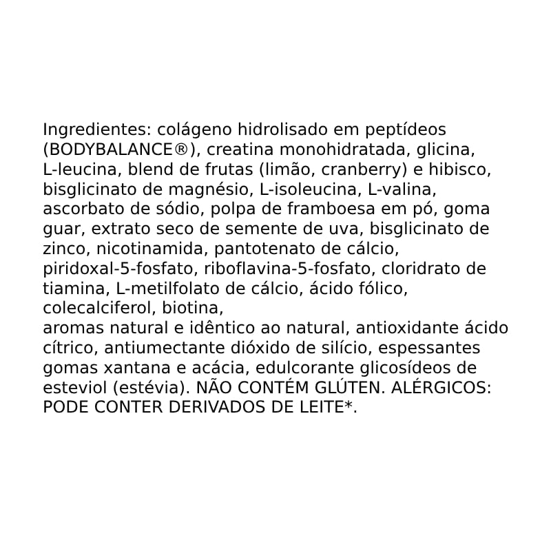 Informações nutricionais