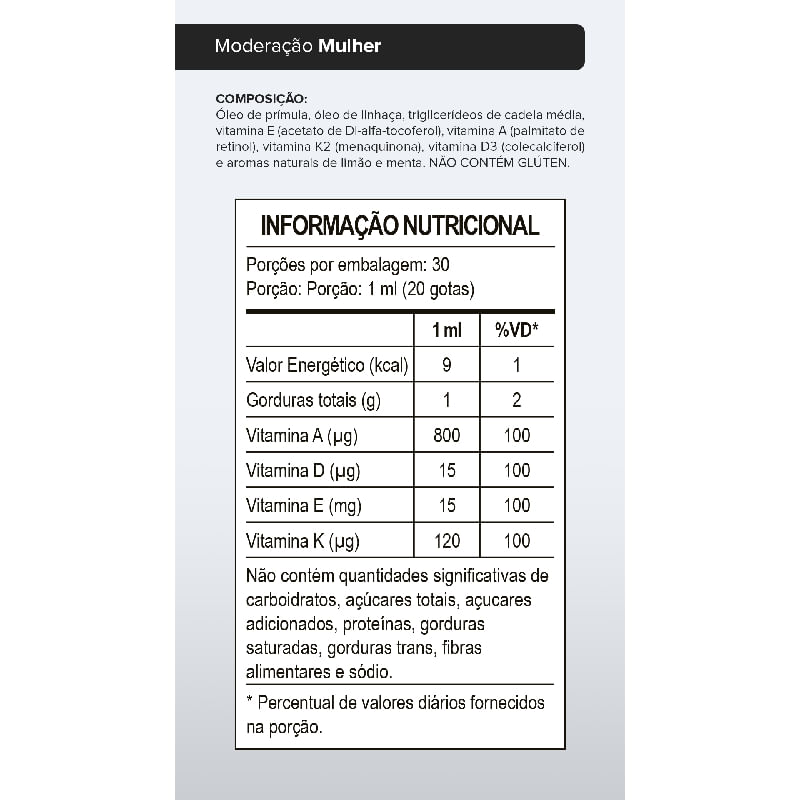 Informações nutricionais