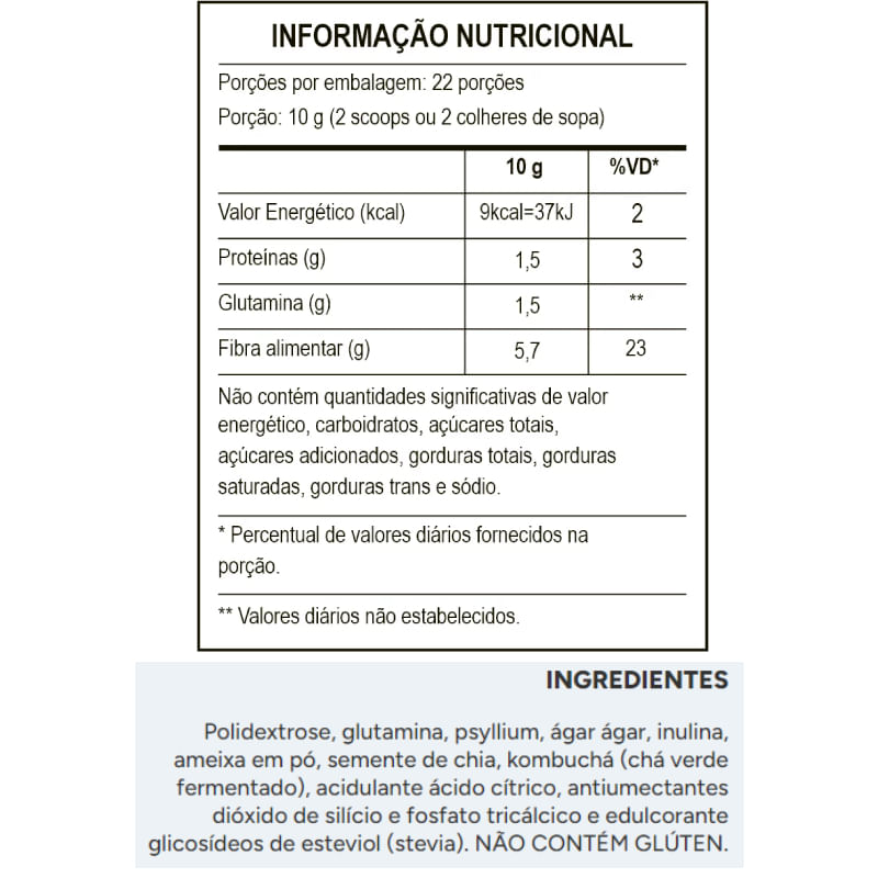 Informações nutricionais