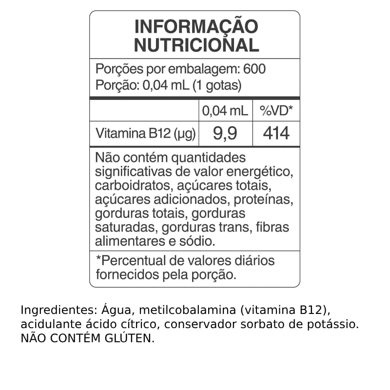 Informações nutricionais