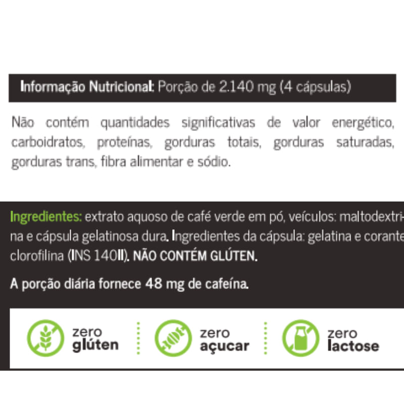 Informações nutricionais