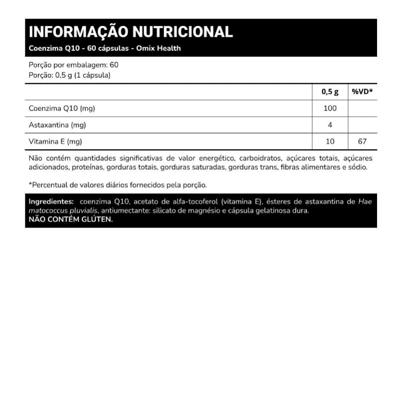 Informações nutricionais