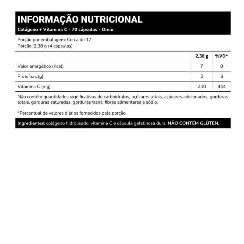 Informações nutricionais