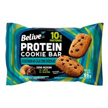 Protein Cookie Bar Castanha Caju e Chocolate Zero 55g Belive