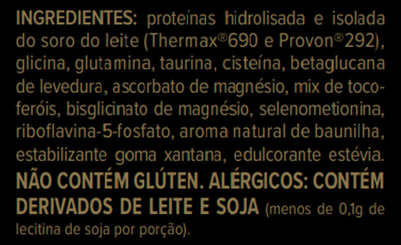 Informações nutricionais