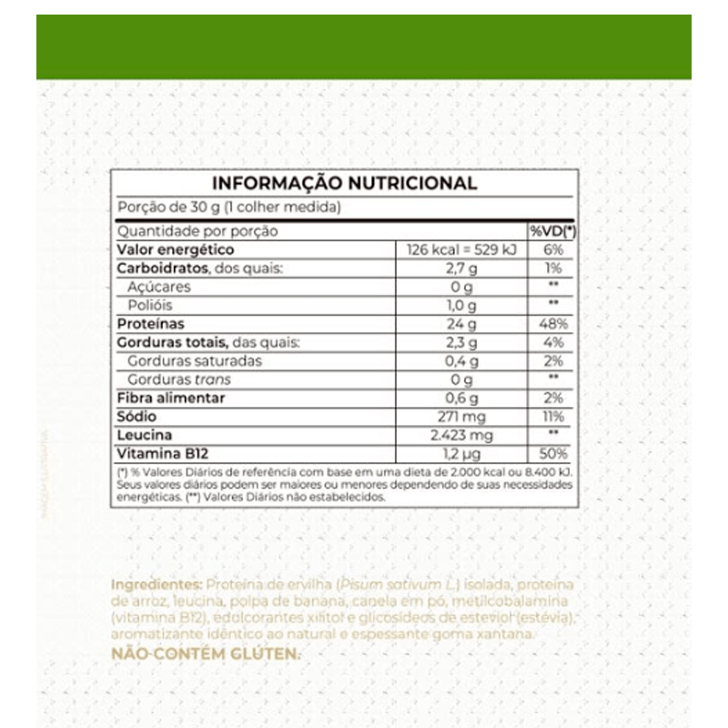 Informações nutricionais