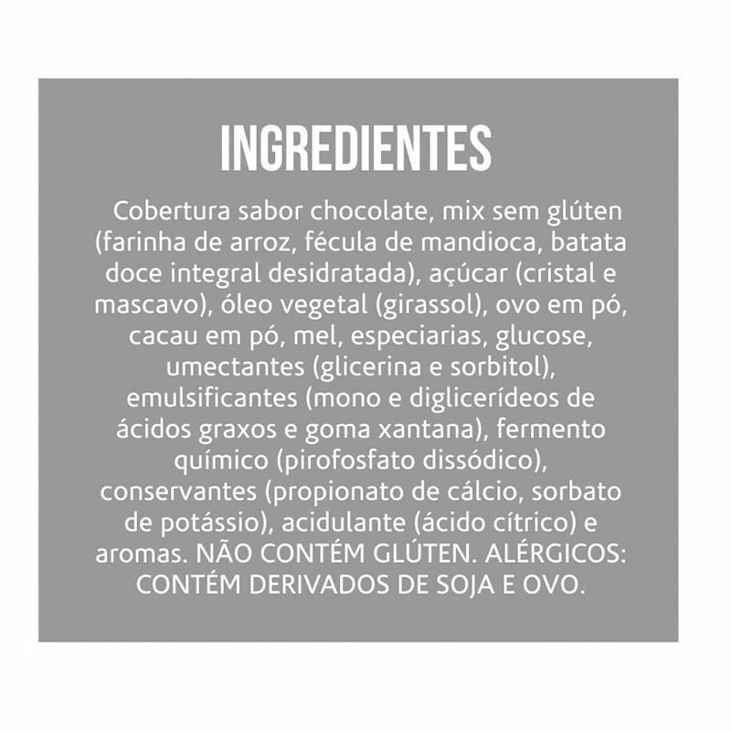 Informações nutricionais