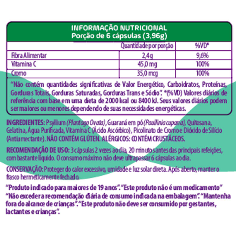 Informações nutricionais