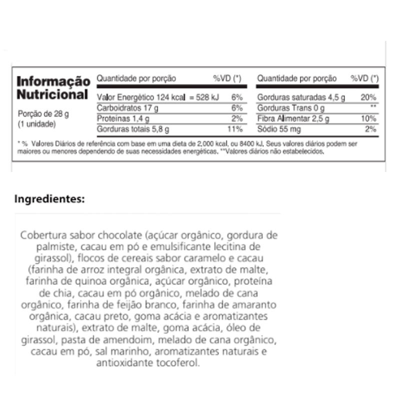 Informações nutricionais