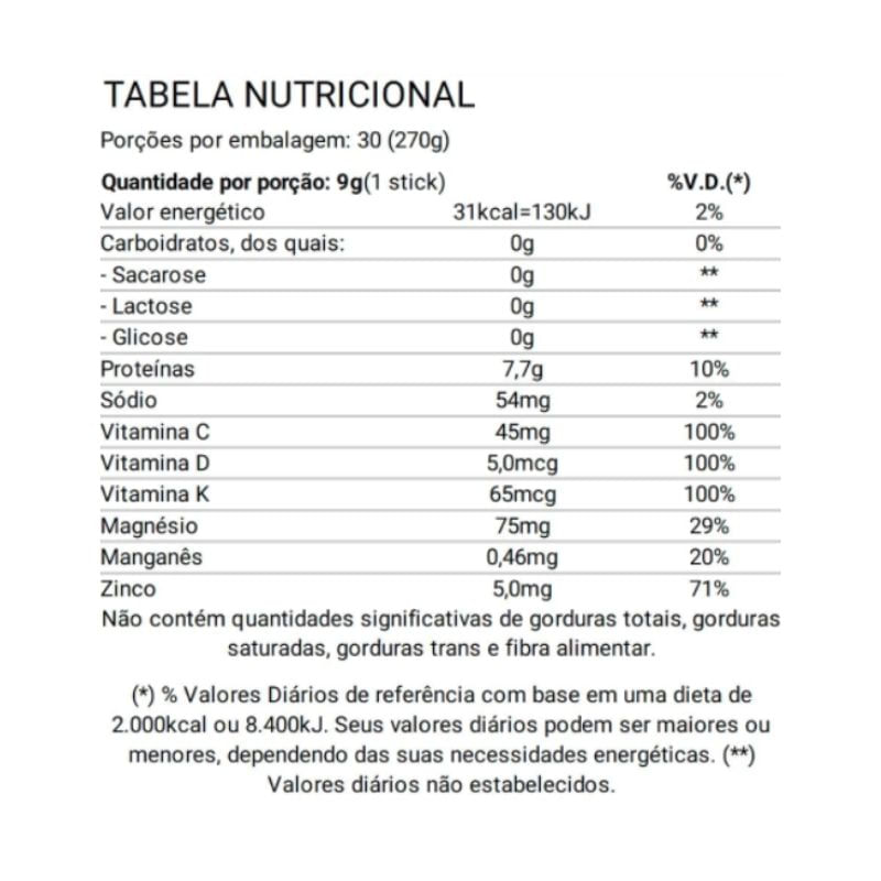 Informações nutricionais