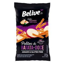 Snacks de Batata Doce Sabor Frango Grelhado 35g - Belive