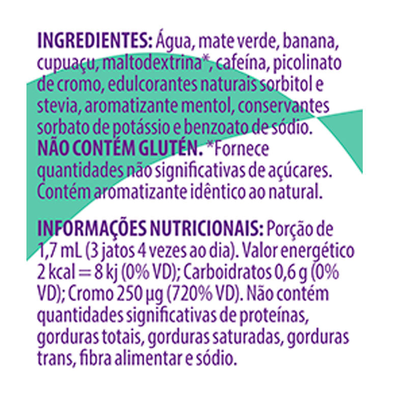 Informações nutricionais