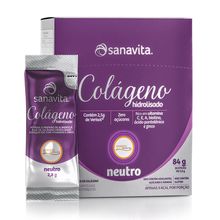 Colágeno Verisol Neutro Sanavita 84g com 30 sachês