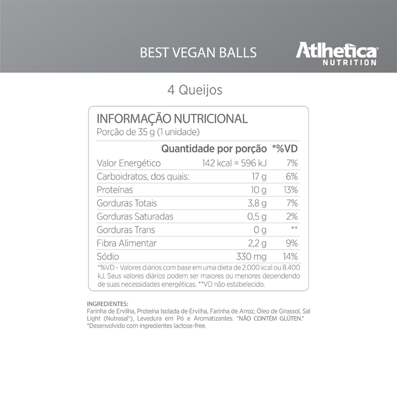 Informações nutricionais