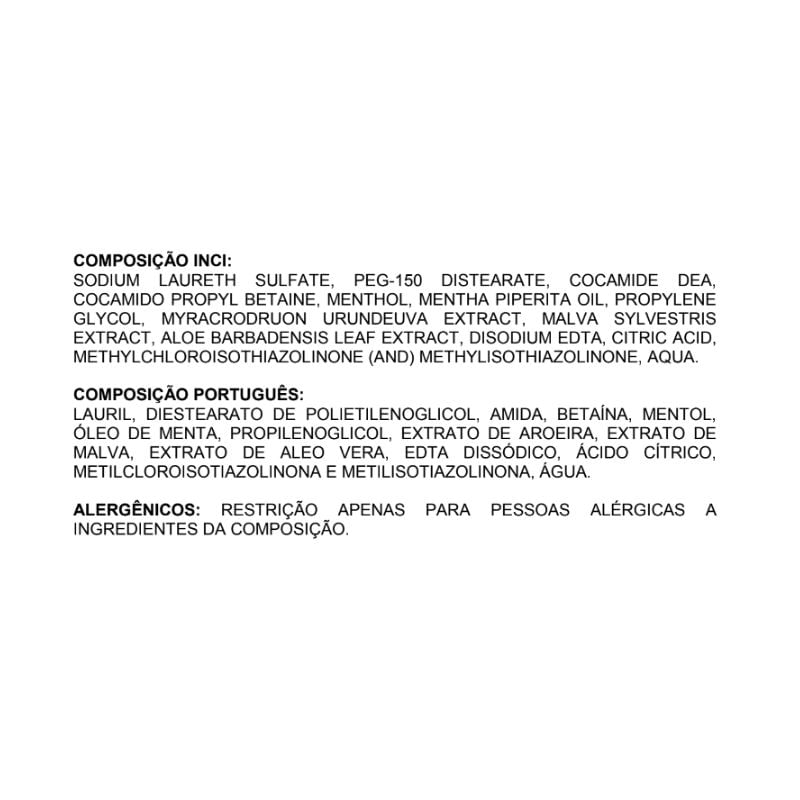 Informações nutricionais