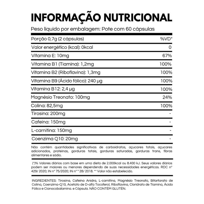 Informações nutricionais