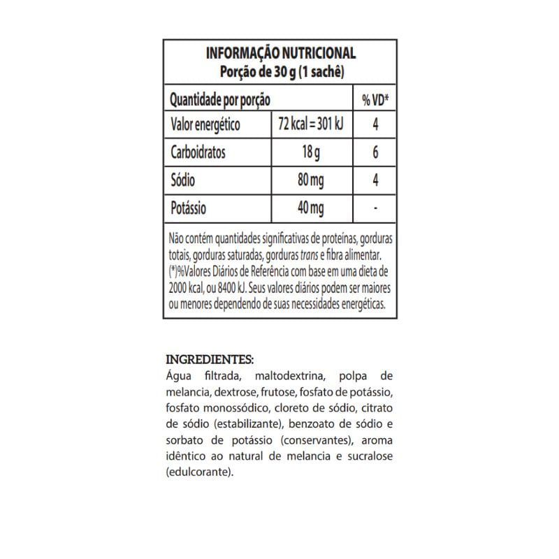 Informações nutricionais