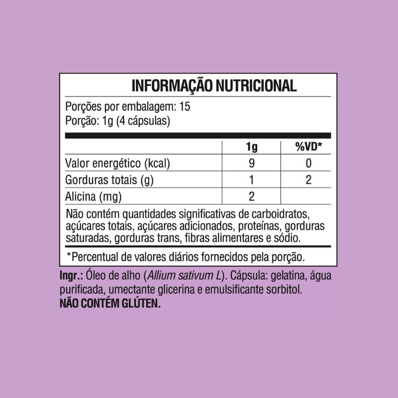 Informações nutricionais