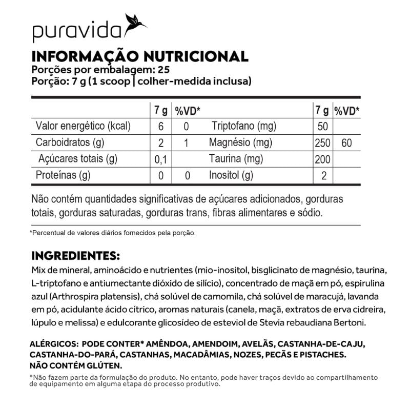 Informações nutricionais