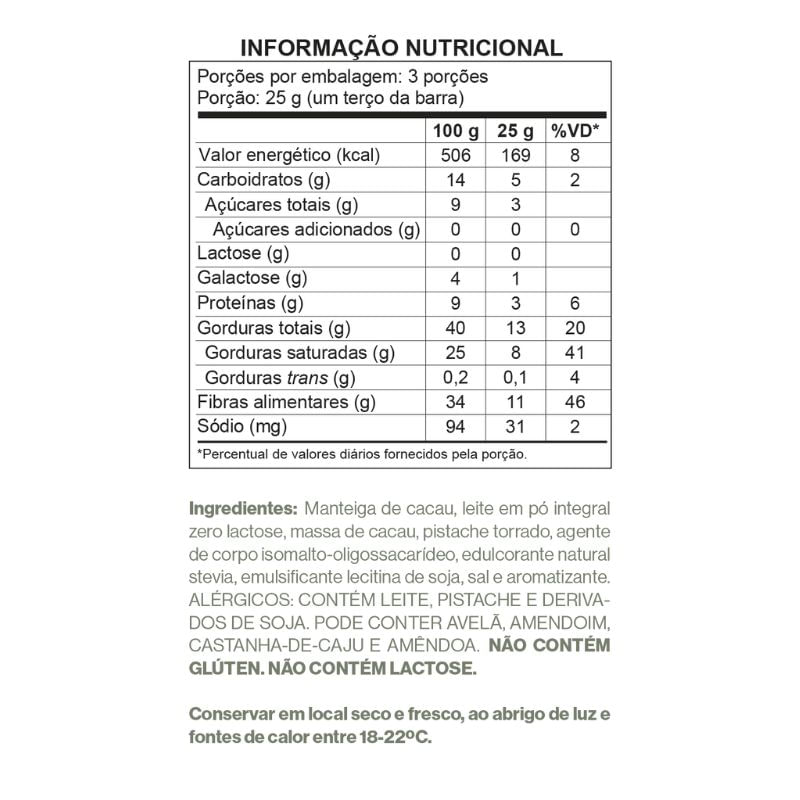 Informações nutricionais