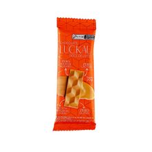 Barra Choco Branco Doce de Leite Luckau 20g