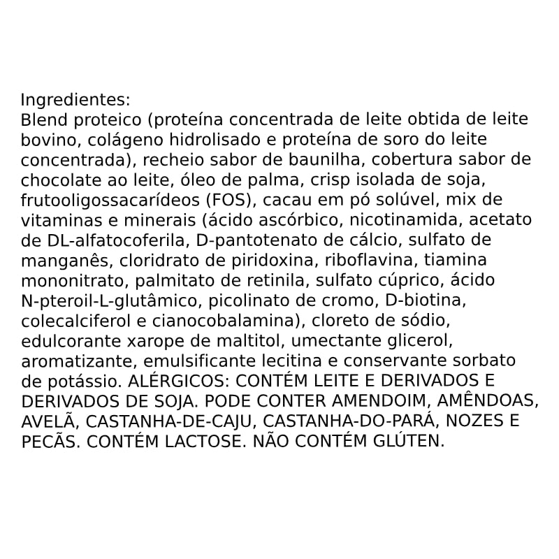 Informações nutricionais