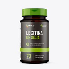 Lecitina de Soja Omix 1000mg 70cáps