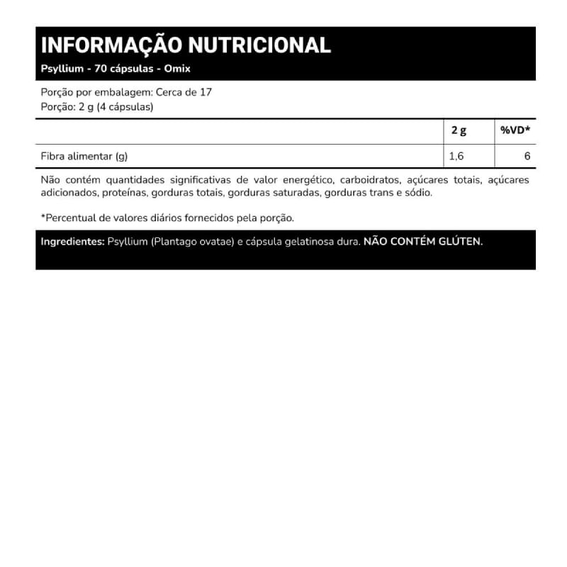 Informações nutricionais