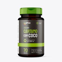 Óleo de Cártamo Mais Coco Omix 1000mg 70cáps