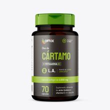 Óleo de Cártamo Com Vitamina E Omix 1000mg 70cáps