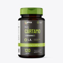 Óleo de Cártamo Com  Vitamina E Omix 1000mg 120cáps