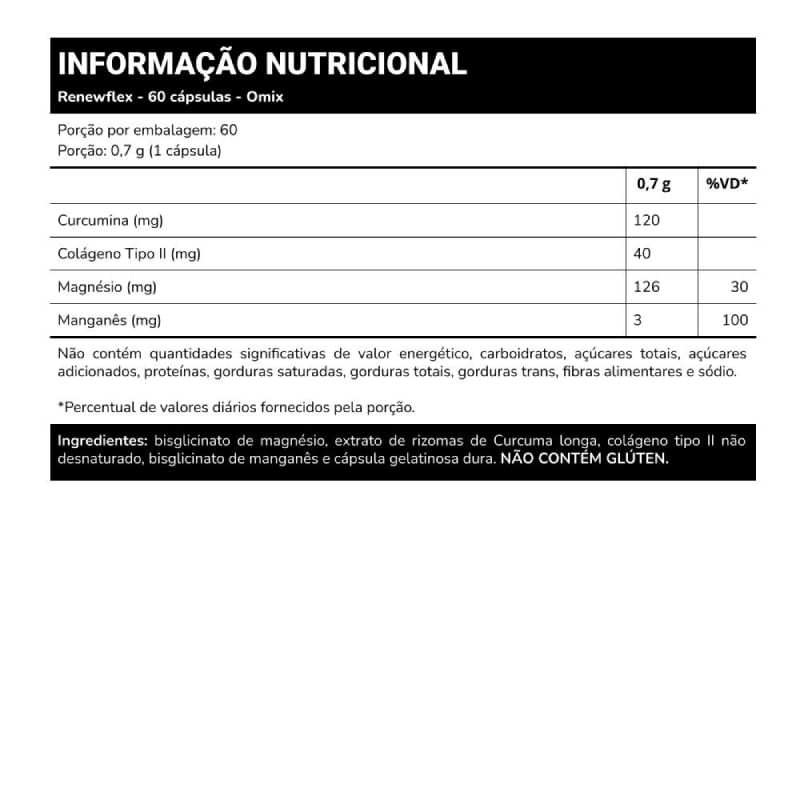 Informações nutricionais