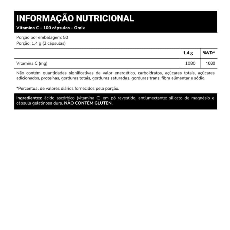 Informações nutricionais