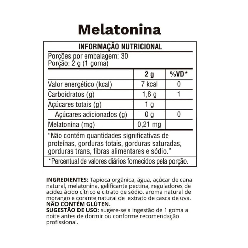 Informações nutricionais