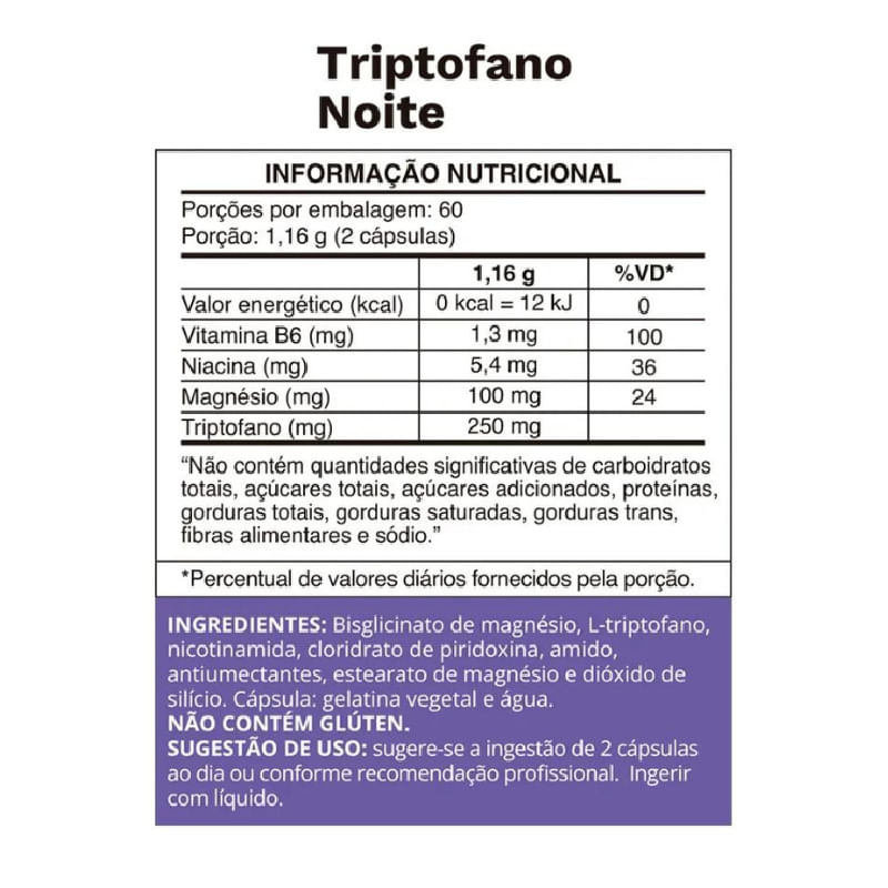 Informações nutricionais