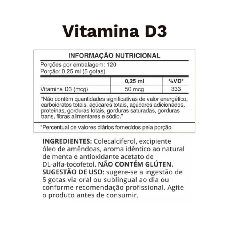 Informações nutricionais