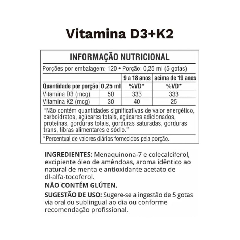 Informações nutricionais