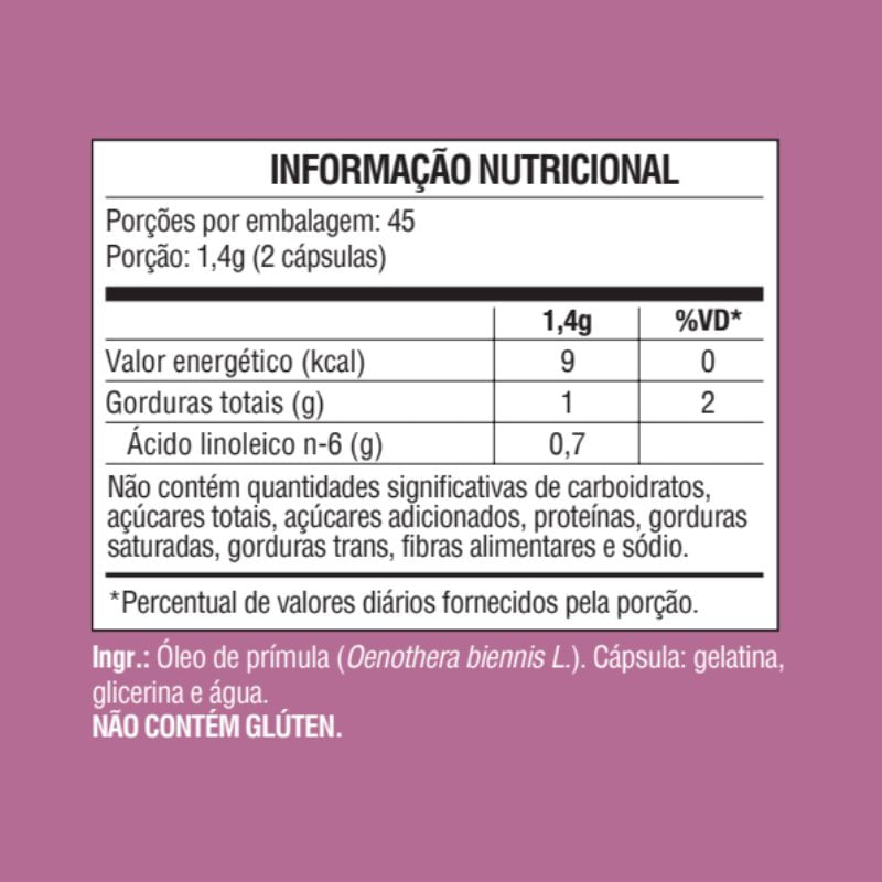 Informações nutricionais