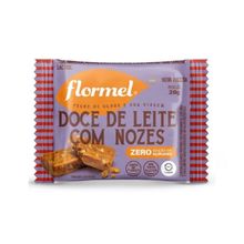 Tablete de Doce de Leite com Nozes Zero Flormel 20g