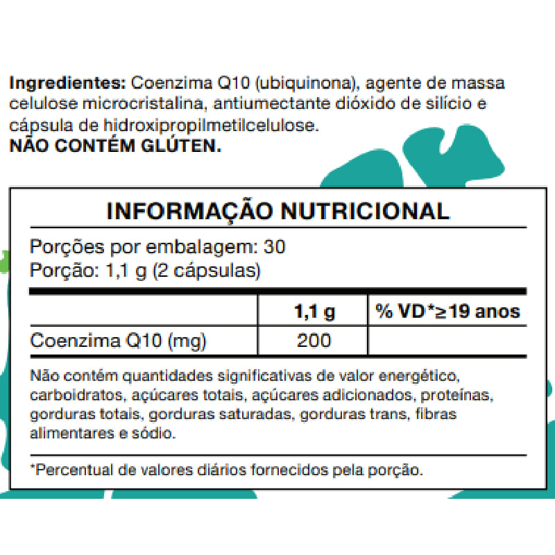 Informações nutricionais