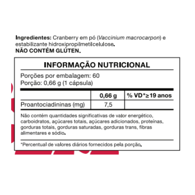 Informações nutricionais