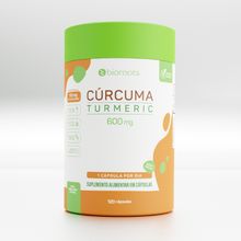 Curcuma Turmeric Bioroots 600mg 120Cáps