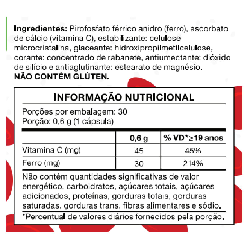 Informações nutricionais