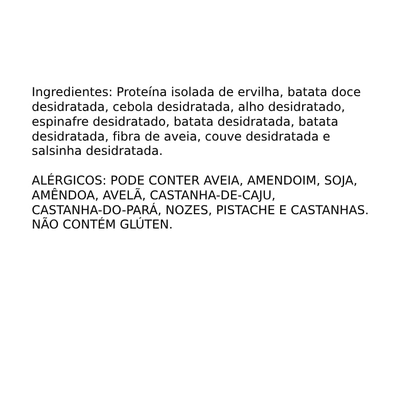 Informações nutricionais