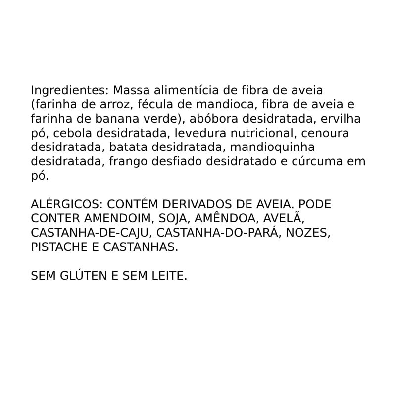 Informações nutricionais