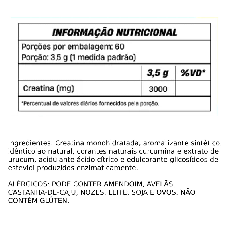 Informações nutricionais