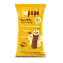 Biscoito Infantil Biscotti com Banana e Cacau Papapá 60g