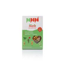 Macarrão Infantil Mini Fusilli Tricolori com Vegetais Papapá 200g