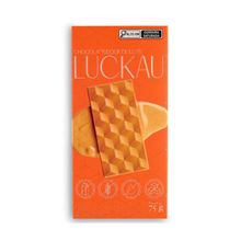 Barra Choco Branco Doce de Leite Luckau 75g